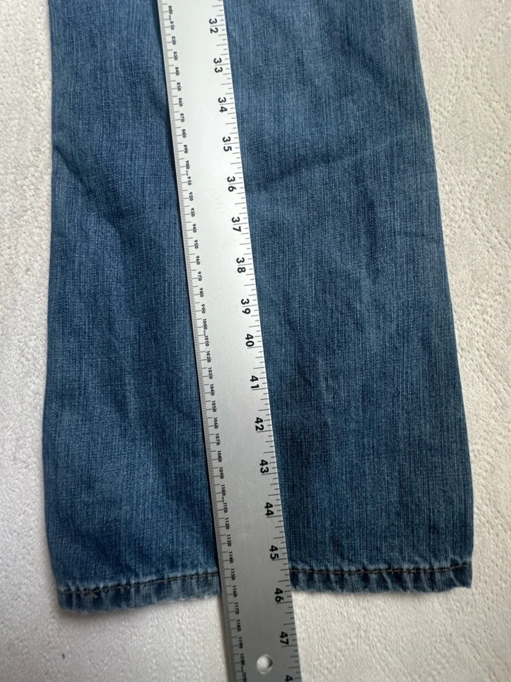 Levi's Men's 527 Medium Blue Straight-Leg Jeans Sz 36 x 34